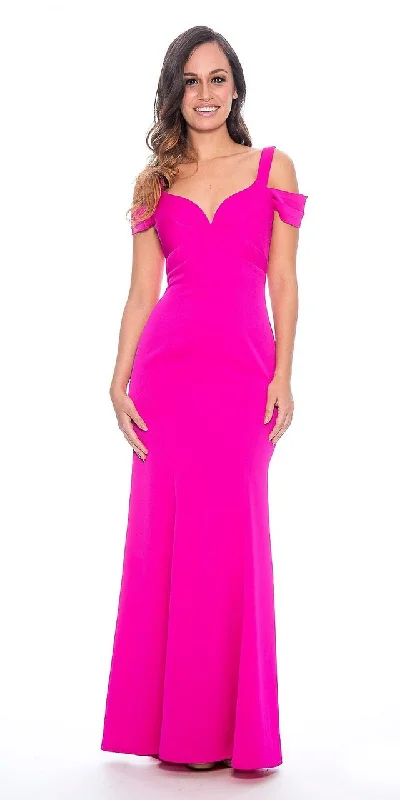 women's breathable dressesDecode 1.8 - Sweetheart Bodice Cold Shoulder Evening Dress 184061SC