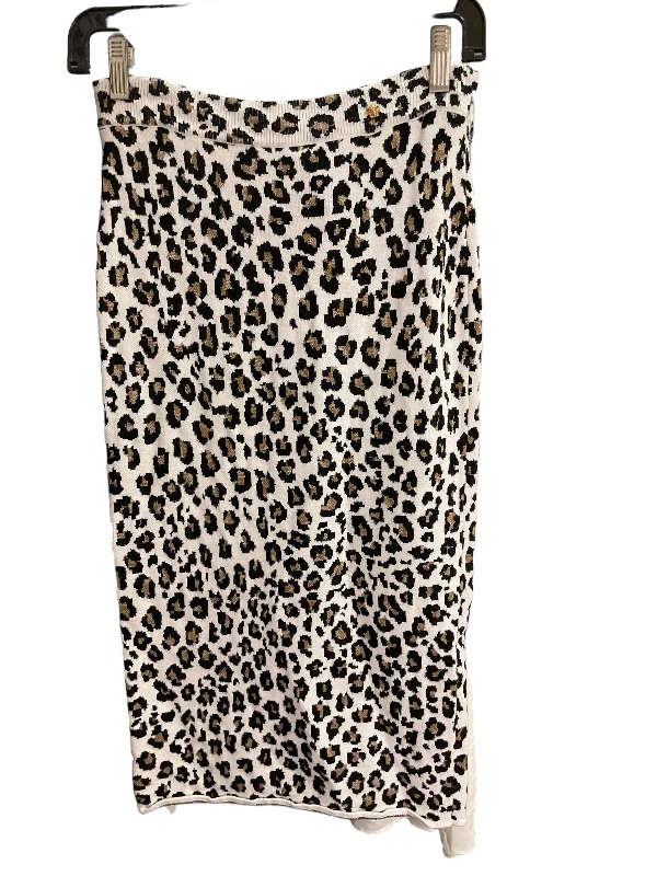 women's adventure-ready evening skirtsSkirt Luxury Designer By Versace In Animal Print, Size: Xs