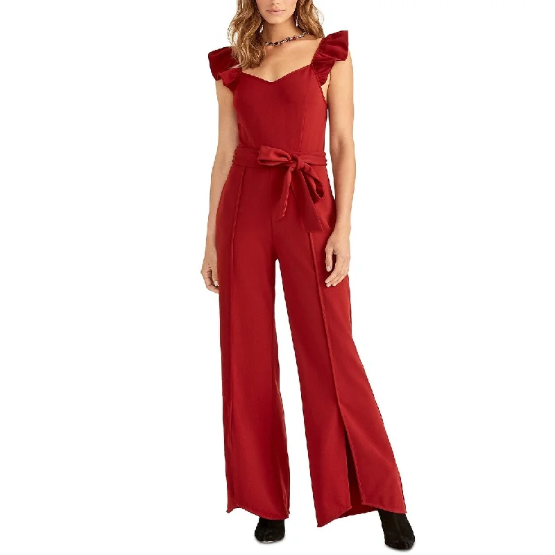 women's jumpsuits for runningRachel Roy Women' Iona Jumpsuit Red Size Large