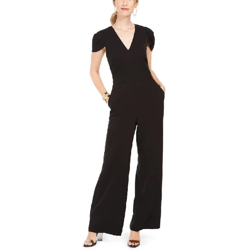 women's jumpsuits for versatile stylingVince Camuto Women's Wide-Leg Jumpsuit Black Size 14