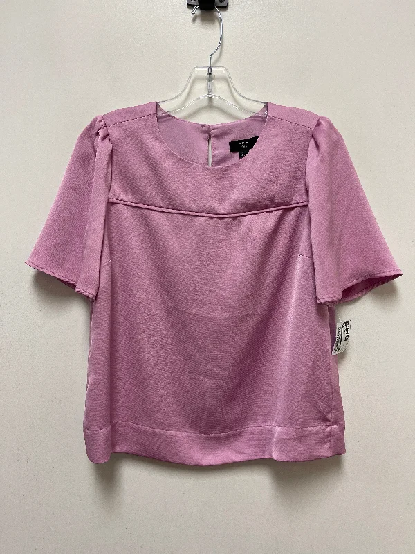 women's T-shirts with vintage stylesPurple Top Short Sleeve J. Crew, Size S