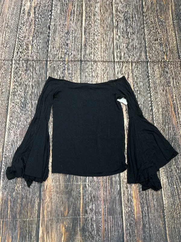 women's long sleeve tops made of cashmereTop Long Sleeve By We The Free In Black, Size: M