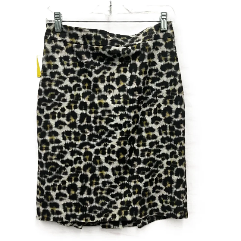 women's low-rise skirtsSkirt Mini & Short By Ann Taylor In Animal Print, Size: 4p