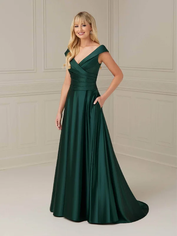 women's bespoke dressesChristina Wu Elegance - 17117 V-Open Back Evening Dresses