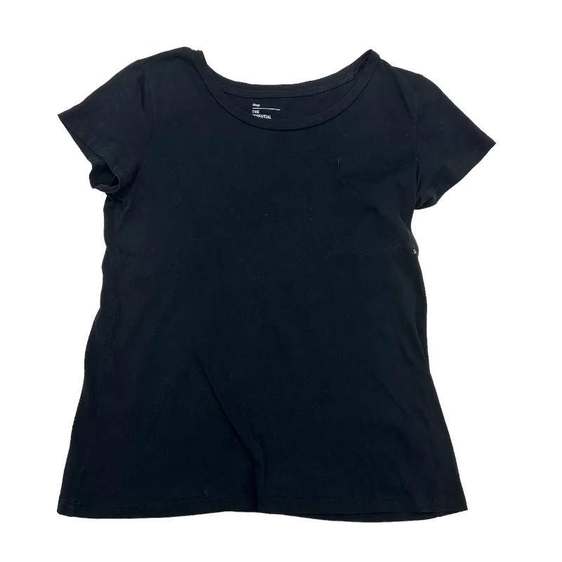 women's T-shirts with short sleevesBLACK GAP TOP SS BASIC, Size S