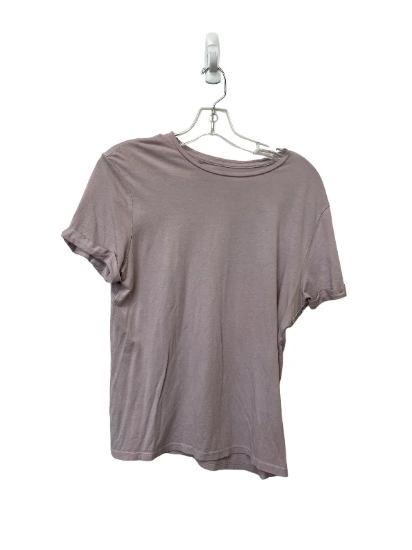 comfortable women's T-shirtsPurple Top Short Sleeve A New Day, Size M