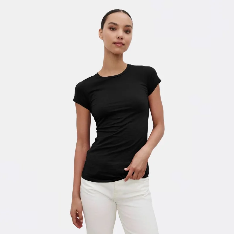 women's tops for layeringJemma Gauzy Whisper Classics Crew Tee