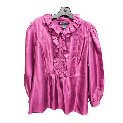 women's long sleeve tops for evening eventsTop Long Sleeve Designer By Marc By Marc Jacobs In Purple, Size: 12