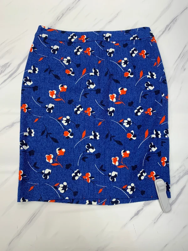 women's cocktail skirtsSkirt Midi By Boden In Blue, Size: 6petite