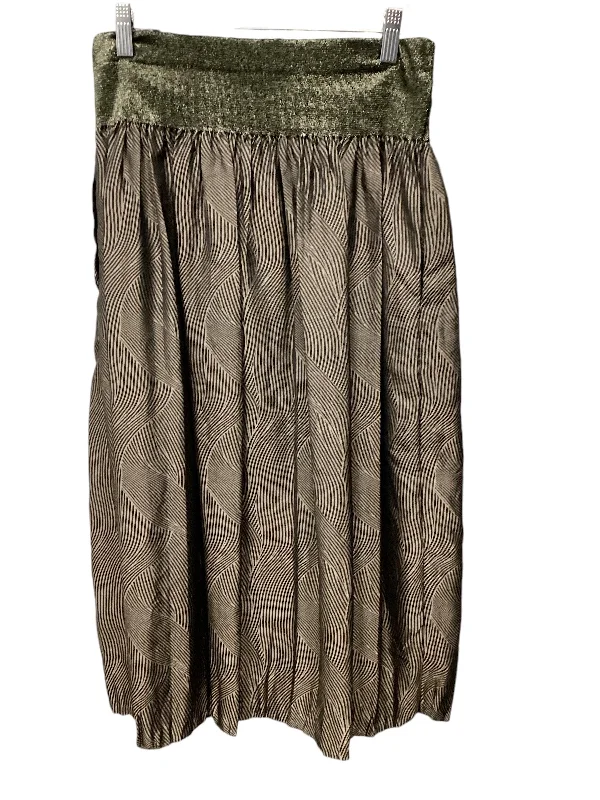 women's party skirtsSkirt Midi By J Mclaughlin In Brown & Green, Size: Xs