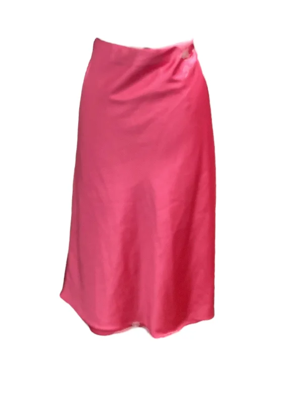 women's velvet wrap skirts for elegant eveningsPink Skirt Midi Clothes Mentor, Size Xl