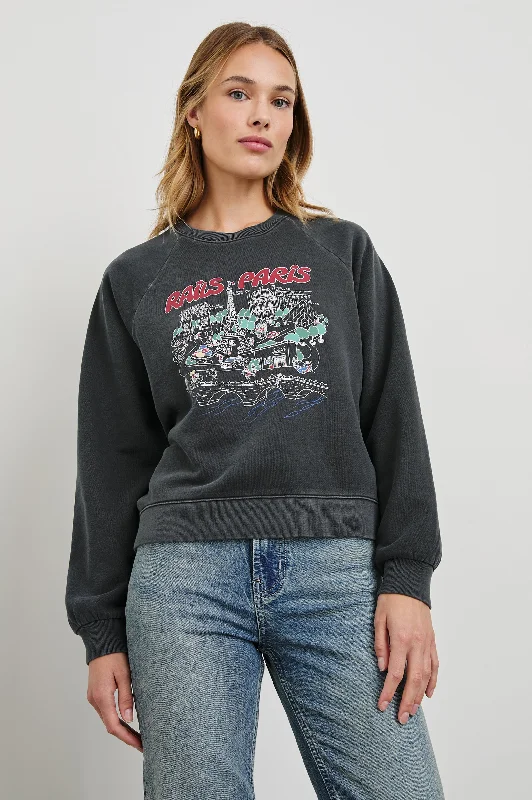 VINTAGE RAGLAN SWEATSHIRT - RAILS PARIS MAP