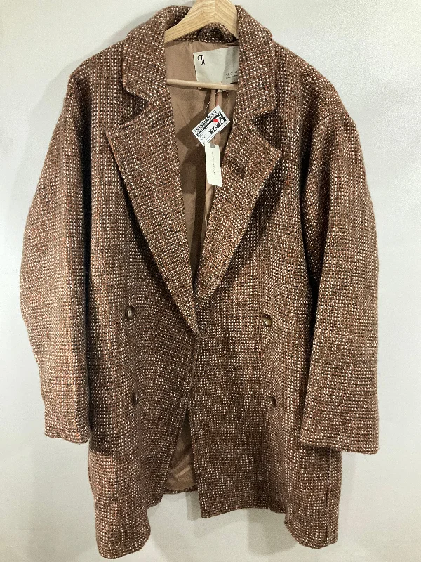 women's coats for vintage fashion enthusiastsCoat Peacoat By Pilcro In Brown, Size: M