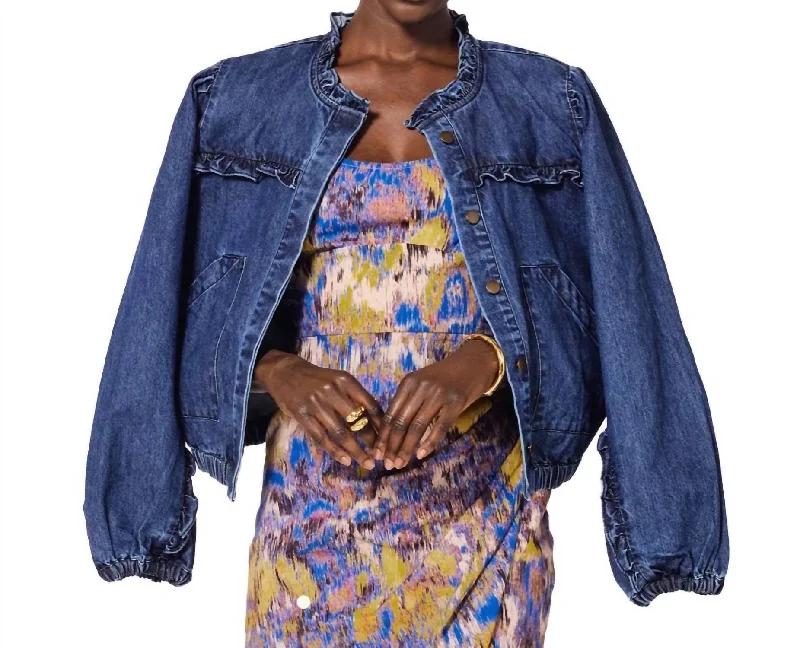 women's coats for boho-chic stylesPaxton Jacket In Denim