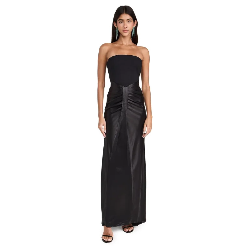 women's stretchy dressesStaud Women's Wayfaring Maxi Dress, Black