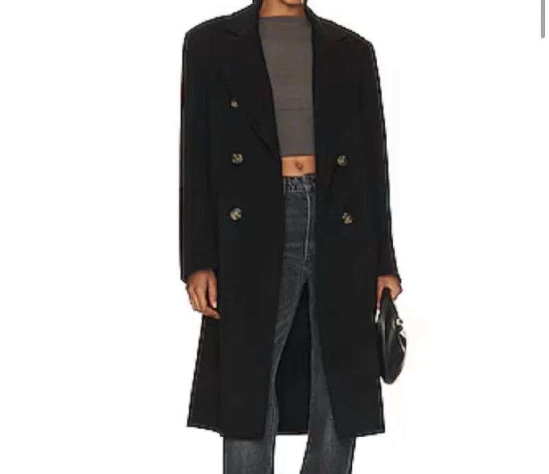 women's coats for those who love to experiment with fashionThe Big Winter Coat In Black