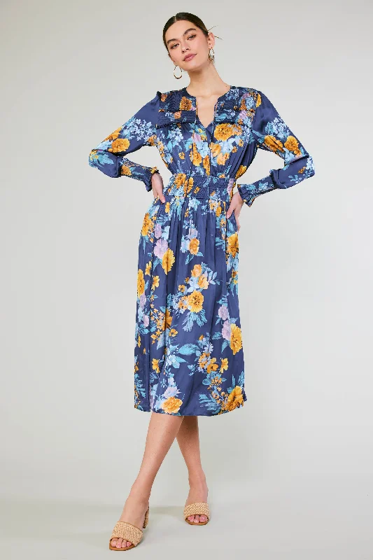 women's designer dressesAida Floral Midi Dress