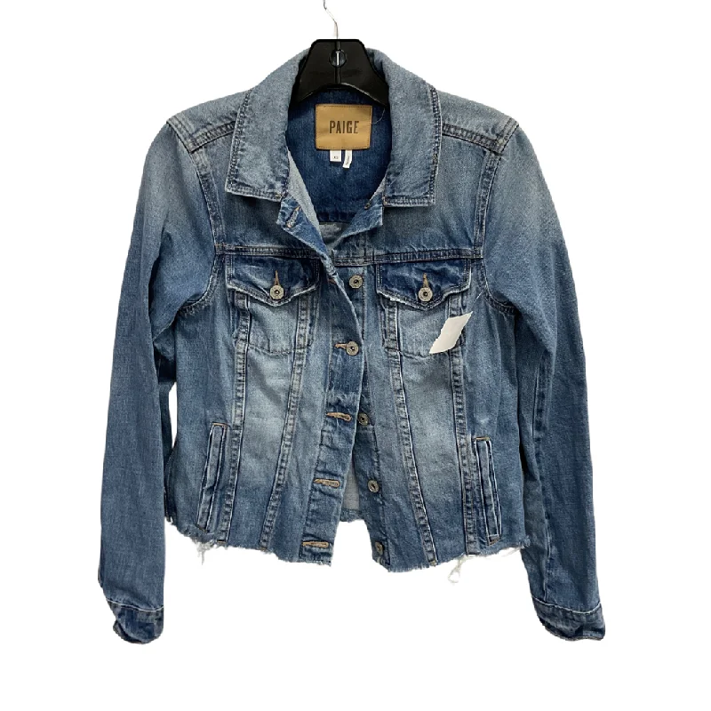 women's coats for those who want to make a fashion statementJacket Denim By Paige In Blue Denim, Size: Xs