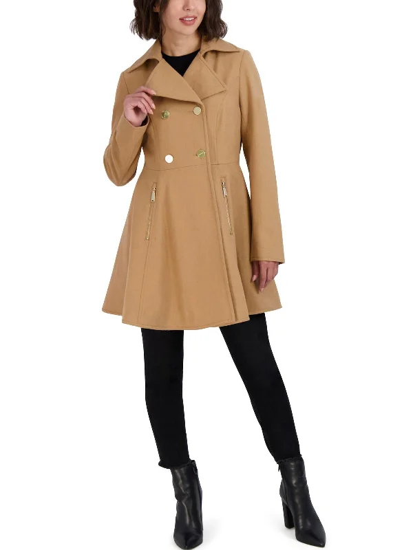 women's coats for fashion-forward individualsWomens Wool Blend Midi Overcoat