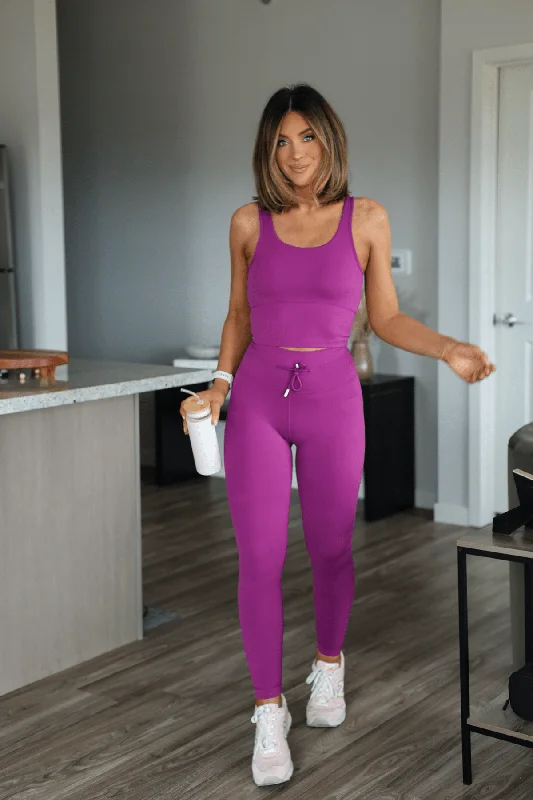 Rose Violet Yoga Violet Leggings