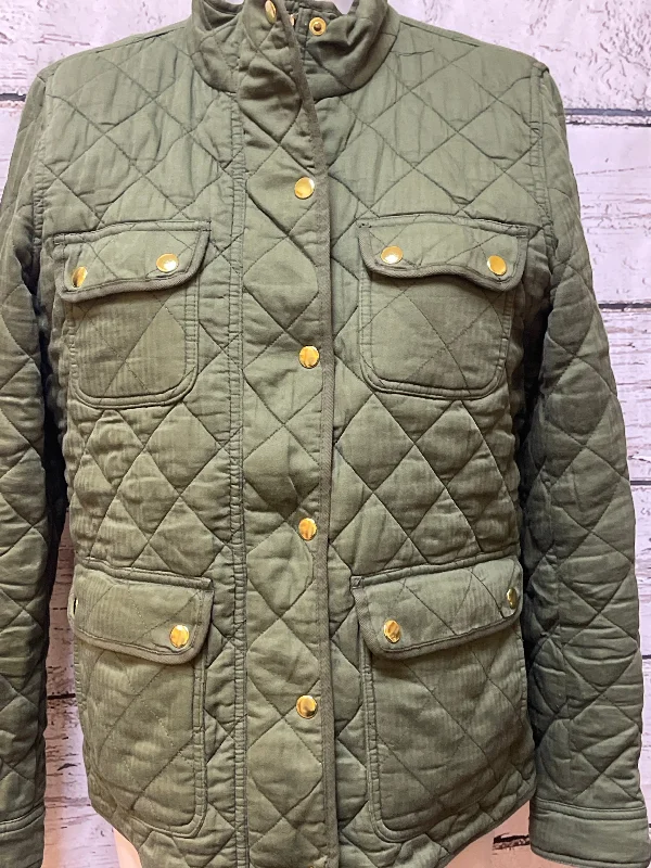 classic women's coatsJacket Puffer & Quilted By J. Crew In Green, Size: M