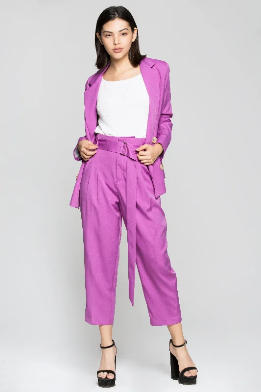 Amethyst Purple Jacket and Pants Set