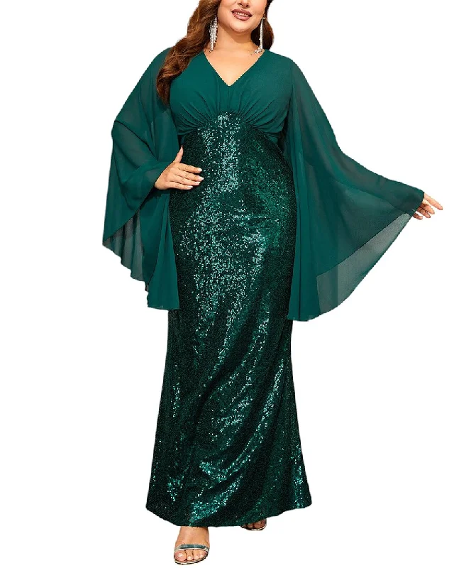 women's wrinkle-resistant dressesROMANISSA Maxi Dress