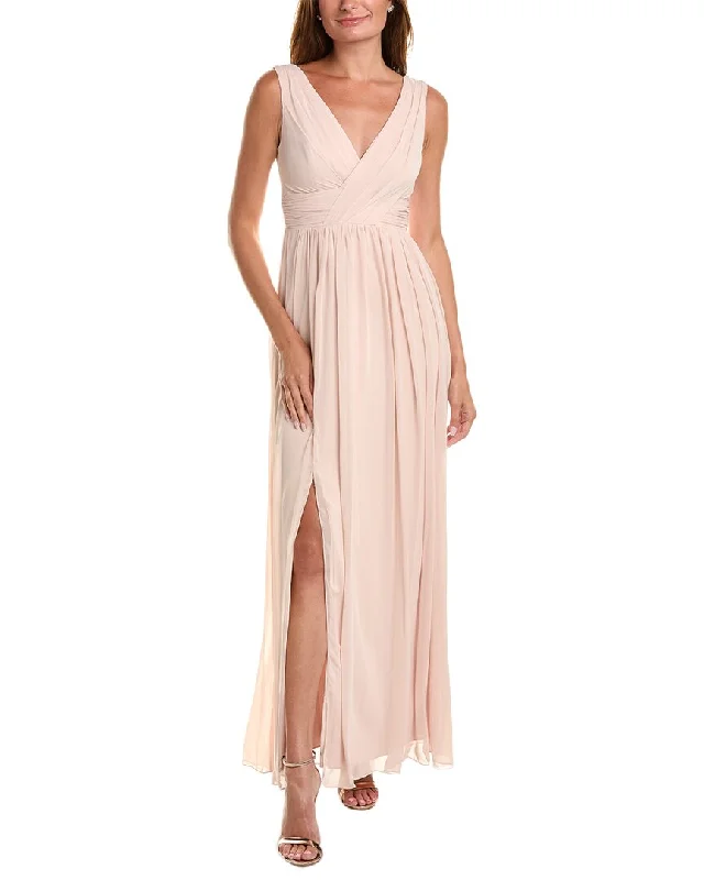 women's wedding guest dressesDessy Collection Draped Maxi Dress