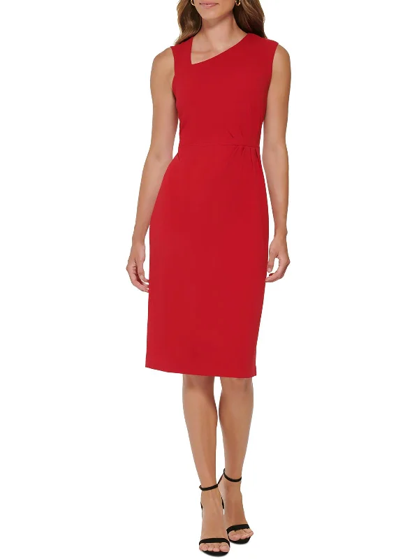 women's unique dressesWomens Ruched Calf Midi Dress