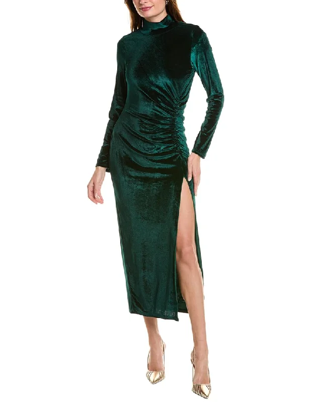 women's pear-shaped body dressesIPPONELLI Velvet Maxi Dress