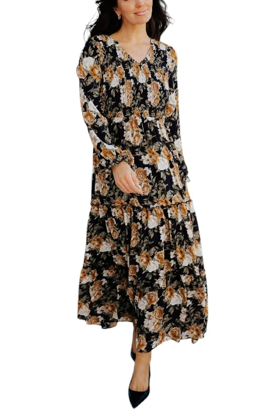 women's maximalist dressesSeptember Maxi Dress In Fall Frenzy