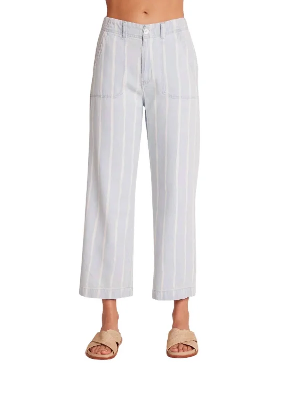 women's mini pantsBlakely Wide Leg Jean In Beach Stripe