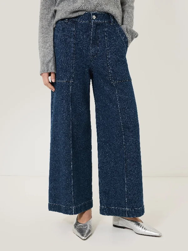 women's low-slung pantsDenim Sailor Trouser | Indigo