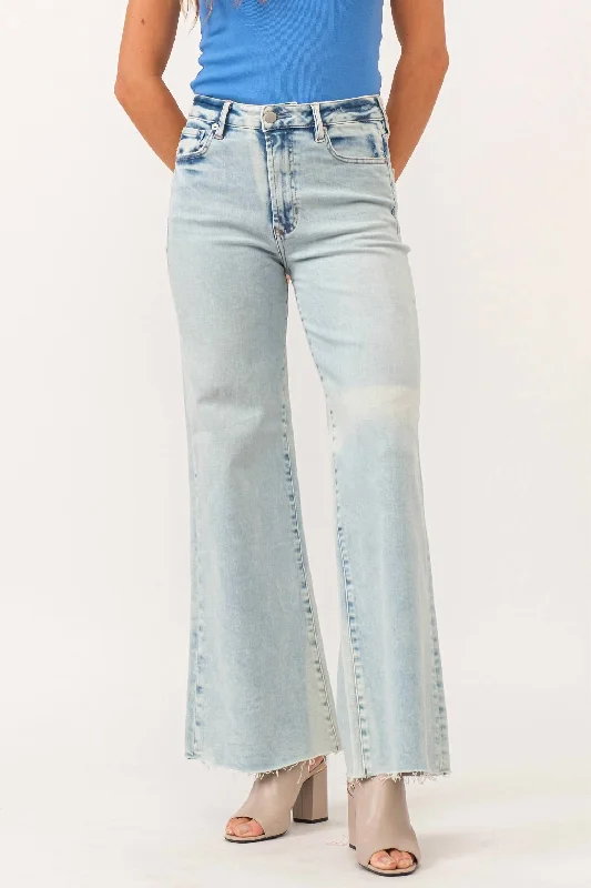 women's trendy pantsFiona High Rise Wide Leg Jean In Tolleson