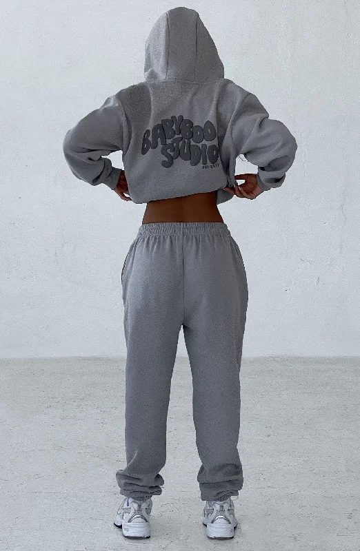 women's winter pantsStudio Sweatpants - Grey/Charcoal