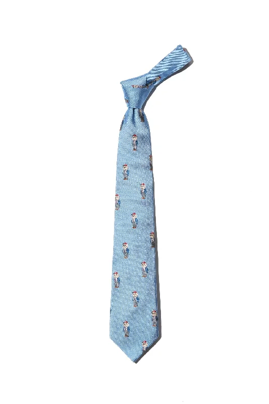 women's vintage dressesAARON CHANG EMBLEMATIC TIE  - BLUE