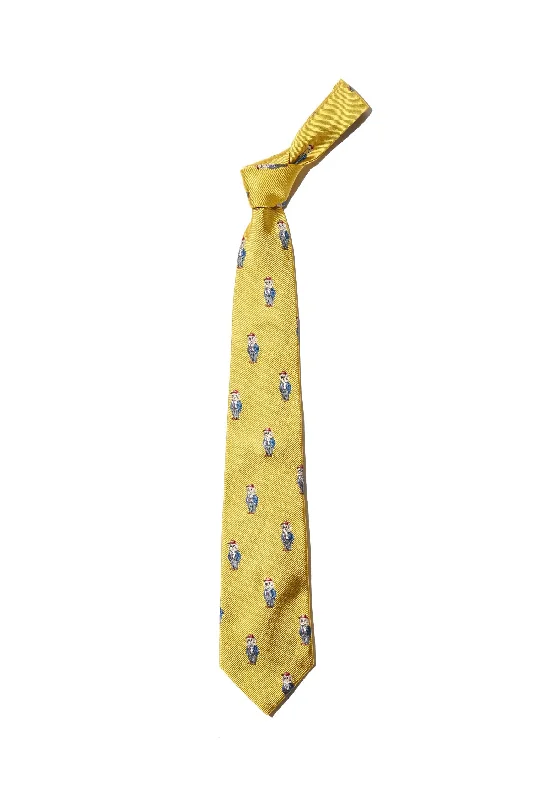 women's pear-shaped body dressesAARON CHANG EMBLEMATIC TIE  - YELLOW