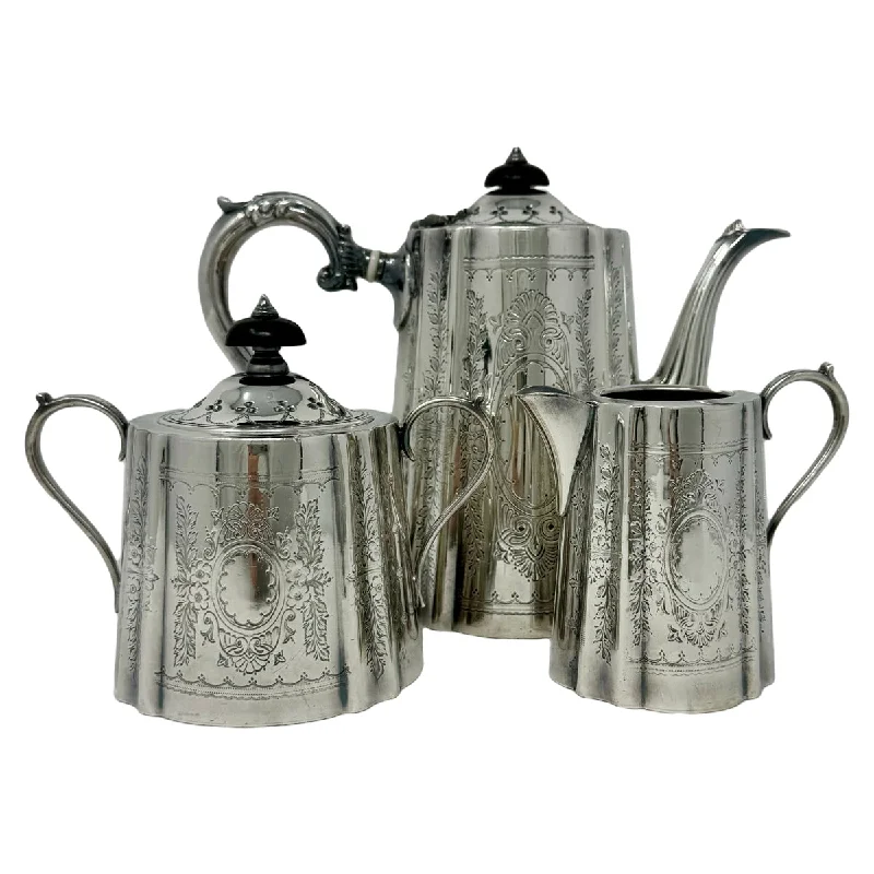 women's petite dressesEdwardian Silverplate 3 Pc Coffee/Tea Set