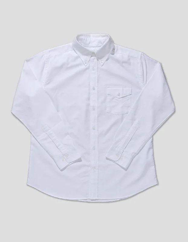 women's spaghetti strap dressesTRIM FIT BUTTON DOWN OXFORD SHIRT - WHITE