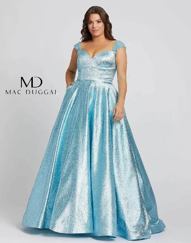 women's body-skimming dressesMac Duggal 67236 Fabulouss Plus Size Prom Long Ball Gown