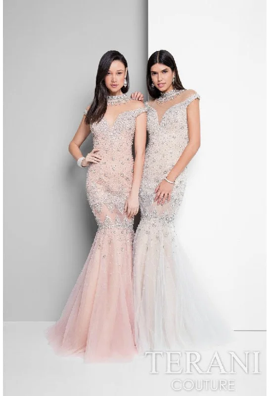 women's empire-line dressesTerani Couture 1711P2596 Formal Long Prom Dres