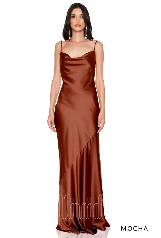 women's pear-shaped body dressesEntice Drape Gown