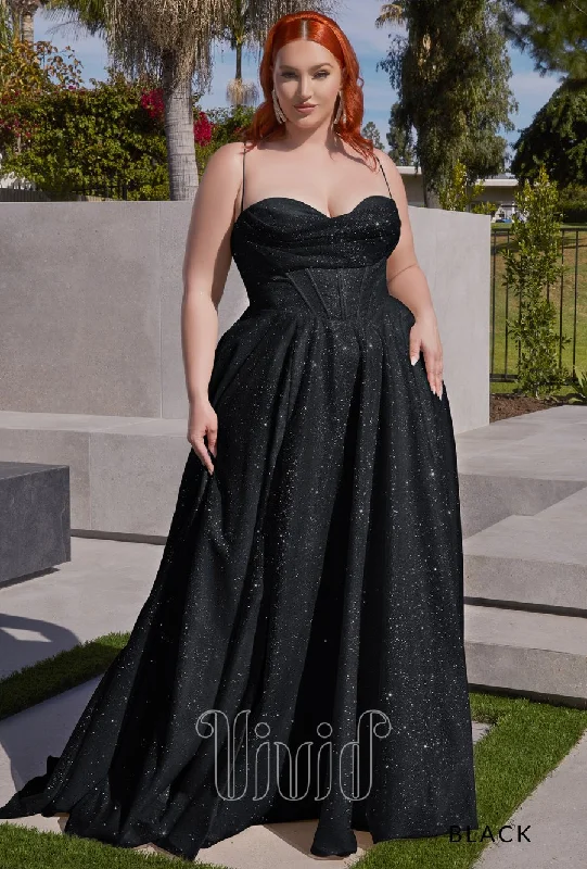 women's glam dressesStella Glitter Ball Gown Curve