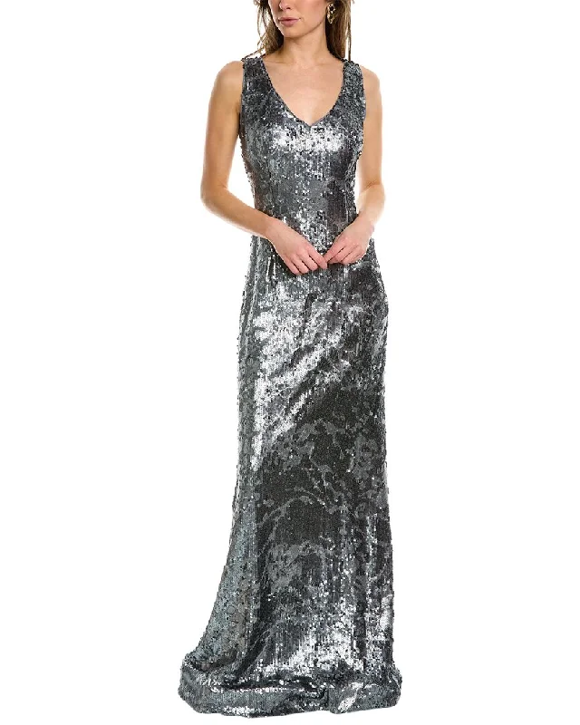 women's midi dressesRene by Rene Ruiz Sequin Gown